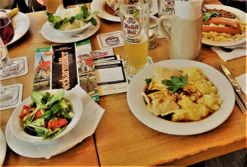 Schwäbische Vesper mit Maultaschen